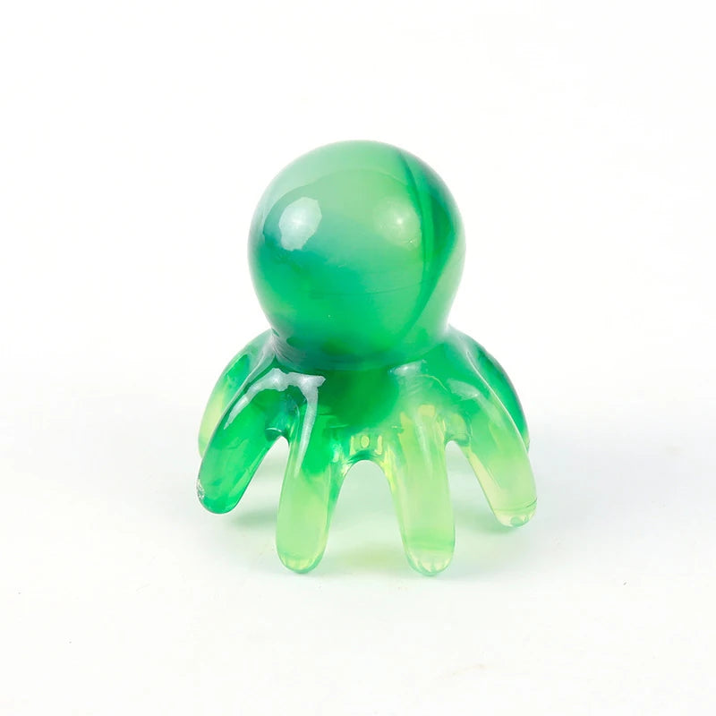 Resin Octopus Scalp, Head and Neck Massager