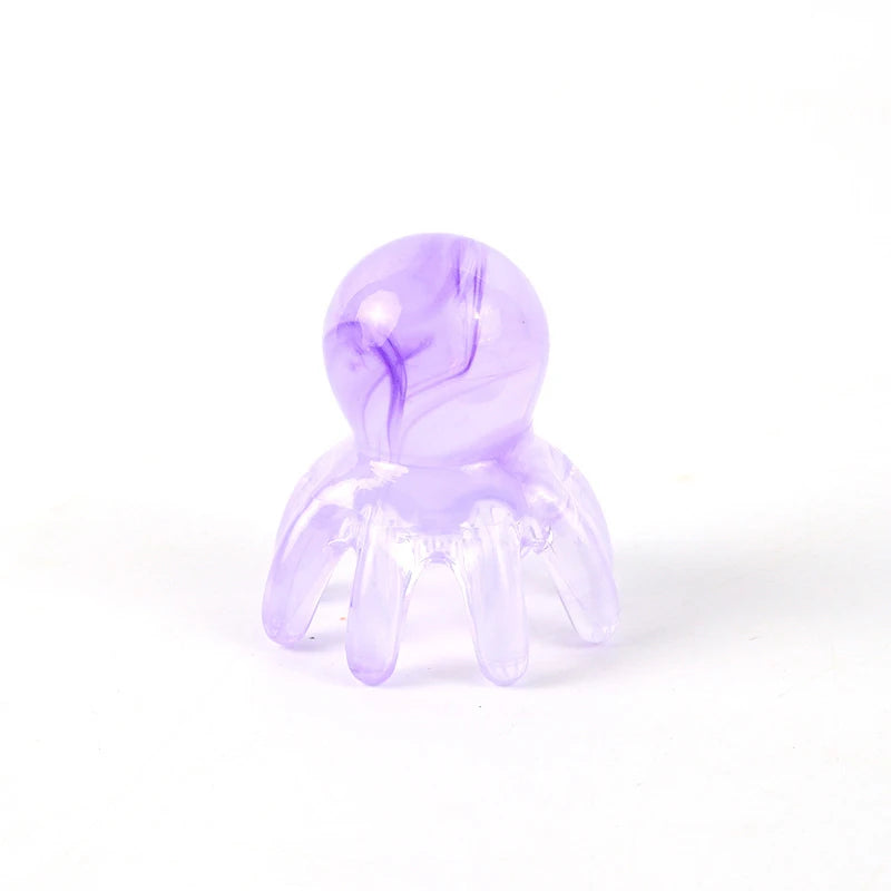 Resin Octopus Scalp, Head and Neck Massager