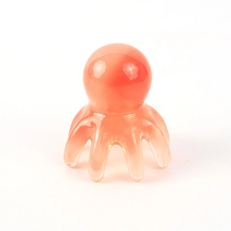 Resin Octopus Scalp, Head and Neck Massager