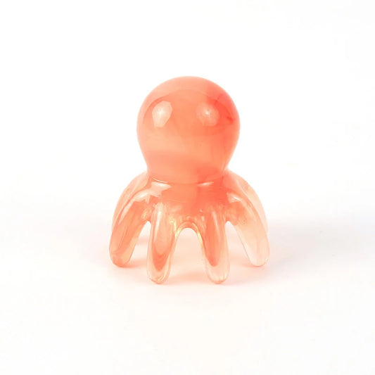 Resin Octopus Scalp, Head and Neck Massager